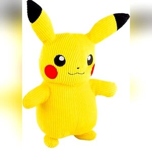 Pikachu Corduroy 8-Inch-Yellow Plush Toy